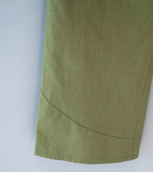 GILDA 'Pant #1' (Olive Cotton Hemp Ripstop)