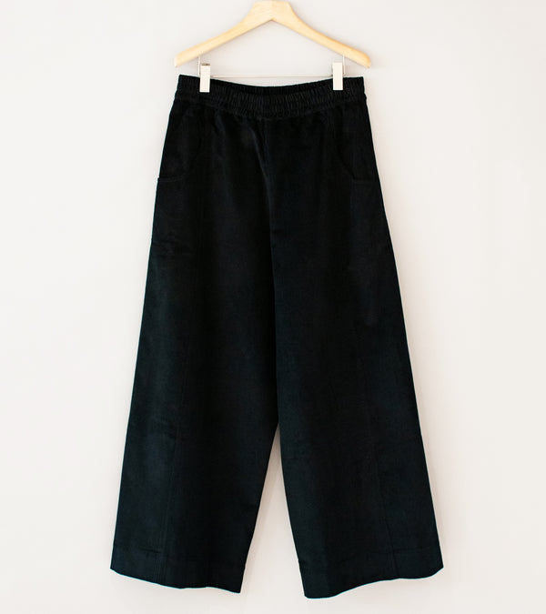 Nicholas Daley 'Wide Leg Trouser' (Black Corduroy)