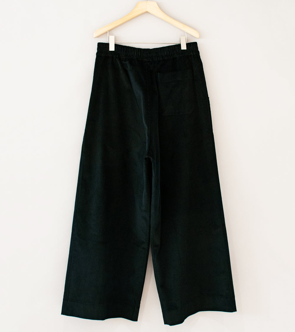 Nicholas Daley 'Wide Leg Trouser' (Black Corduroy)