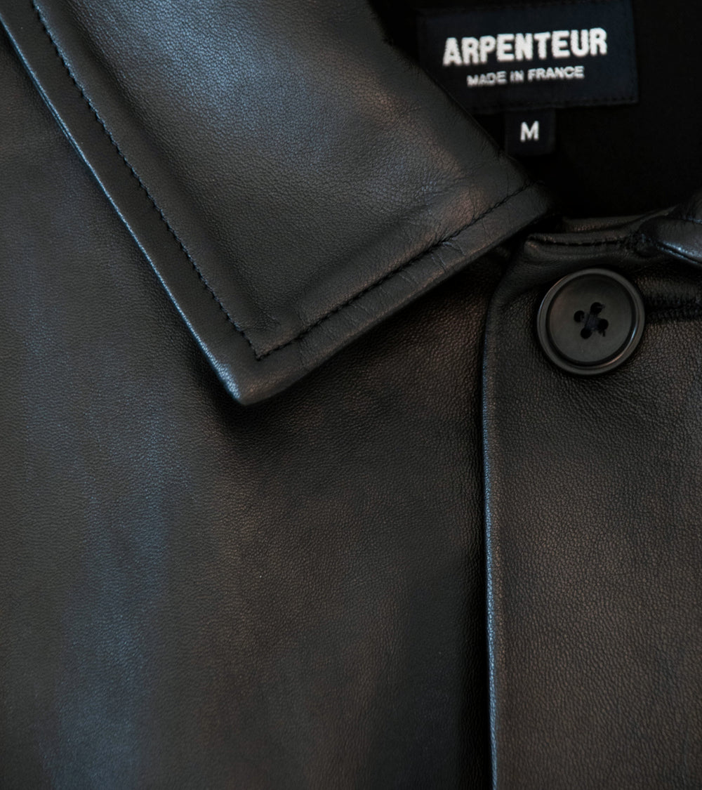Arpenteur 'Sigma Leather Jacket' (Black)