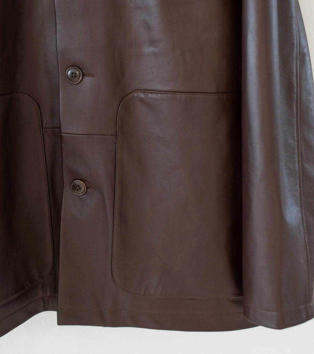 Arpenteur 'Sigma Leather Jacket' (Brown)