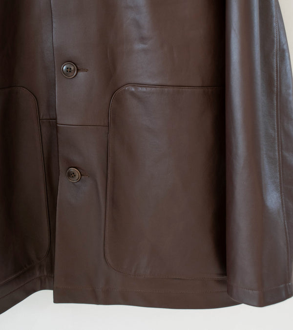 Arpenteur 'Sigma Leather Jacket' (Brown)
