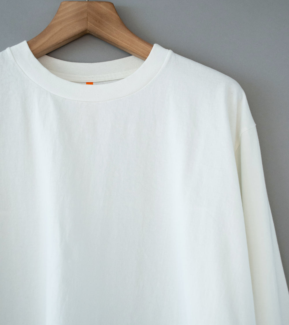 MAN-TLE 'R19 T3 Big T-Shirt Long-Sleeve' (White)