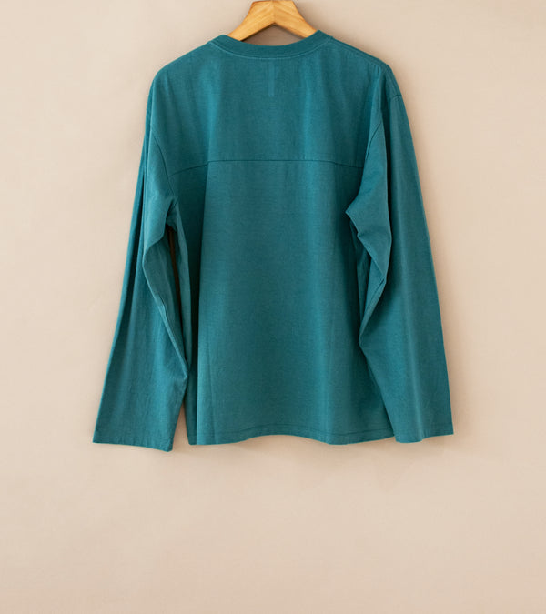 MAN-TLE 'R19 T3 Big T-Shirt Long-Sleeve' (Aqua)