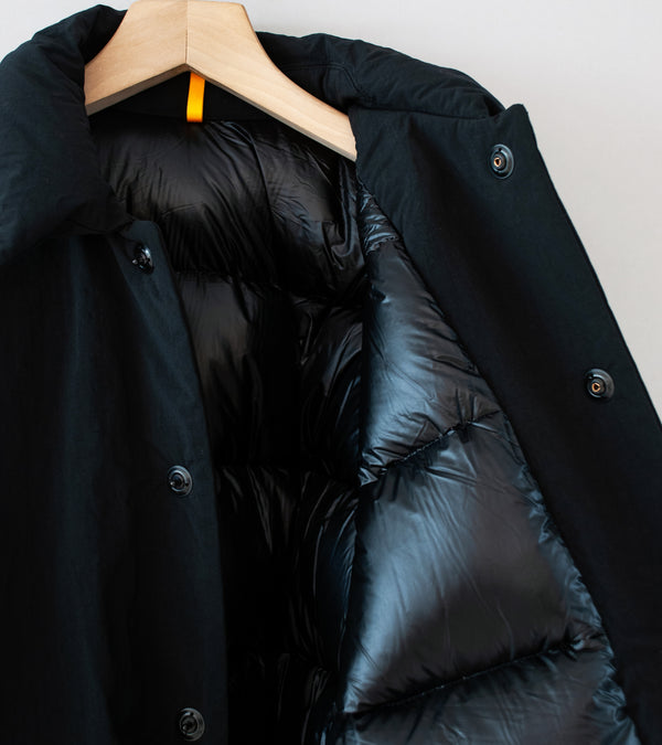 MAN-TLE 'R19 D3 Double Down Blouson' (Black Recycled Nylon)