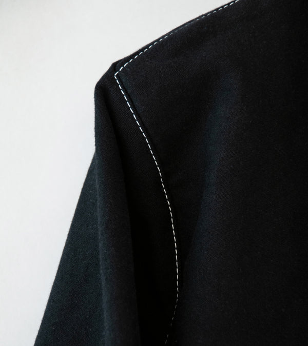 GILDA 'Jacket #1' (Black Moleskin w/ Contrast Stitching)