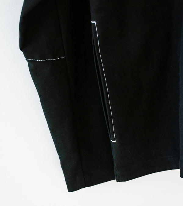 GILDA 'Jacket #1' (Black Moleskin w/ Contrast Stitching)