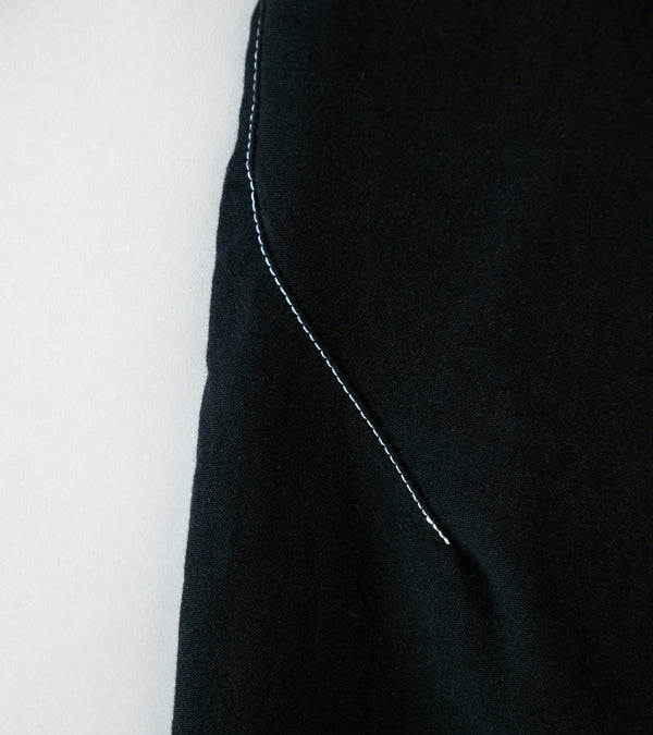 GILDA 'Pant #1' (Black Moleskin w/ Contrast Stitching)