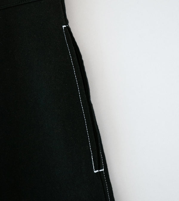 GILDA 'Pant #1' (Black Moleskin w/ Contrast Stitching)