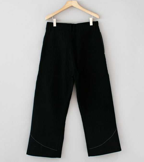 GILDA 'Pant #1' (Black Moleskin w/ Contrast Stitching)