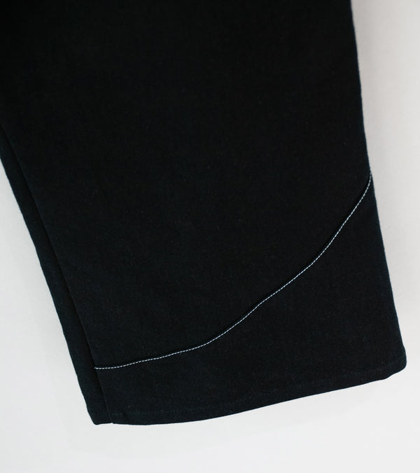 GILDA 'Pant #1' (Black Moleskin w/ Contrast Stitching)