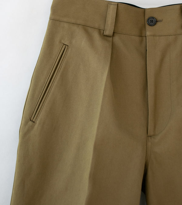 Margaret Howell 'Jet Pocket Trouser' (Khaki Heavy Cotton Twill)