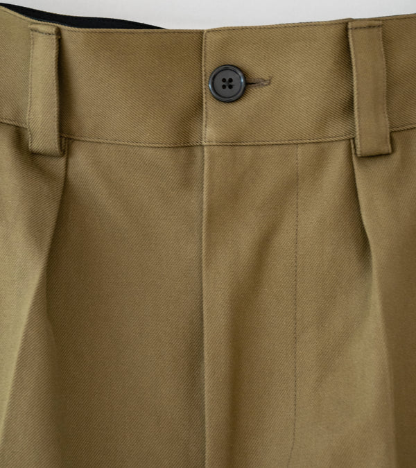 Margaret Howell 'Jet Pocket Trouser' (Khaki Heavy Cotton Twill)