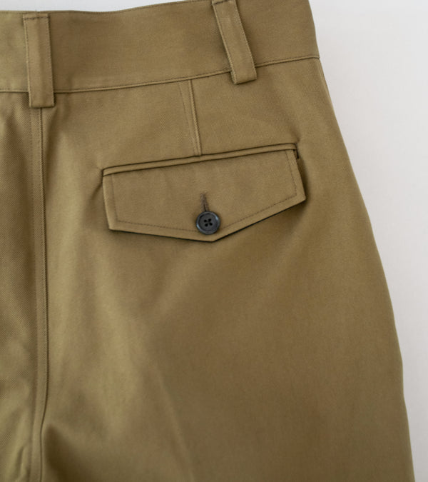 Margaret Howell 'Jet Pocket Trouser' (Khaki Heavy Cotton Twill)