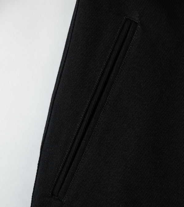 Margaret Howell 'Jet Pocket Trouser' (Black Heavy Cotton Drill)