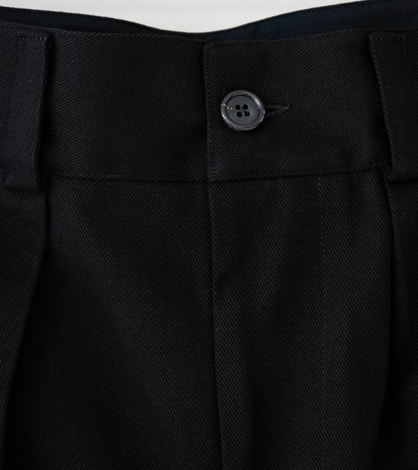 Margaret Howell 'Jet Pocket Trouser' (Black Heavy Cotton Drill)