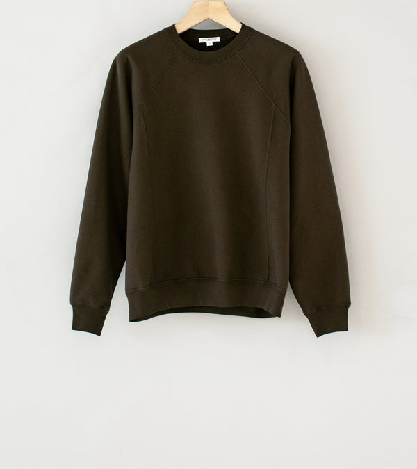 Lady White Co 'Heavy Gusset Crewneck' (Black Olive)