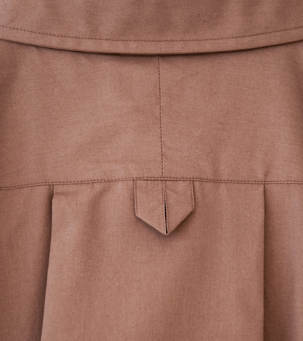 Margaret Howell 'Relaxed Shirt' (Faded Russet Double Twist Cotton Poplin)