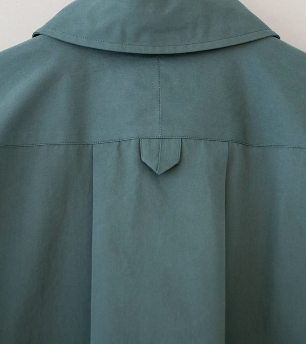 Margaret Howell 'Relaxed Shirt' (Teal Compact Washed Cotton)