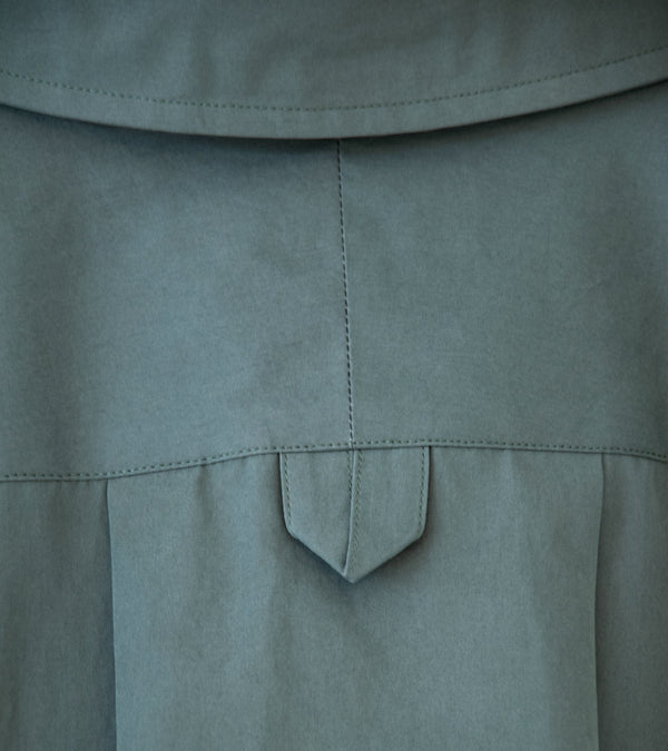 Margaret Howell 'Relaxed Shirt' (Teal Compact Washed Cotton)