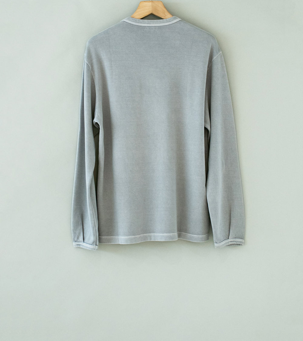 Lady White Co 'L/S Mesh Top' (Pigment Chalk)