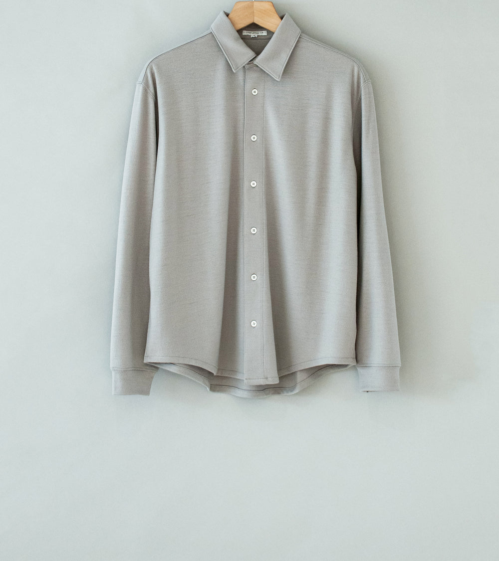 Lady White Co 'Wool Button Up' (Silver)