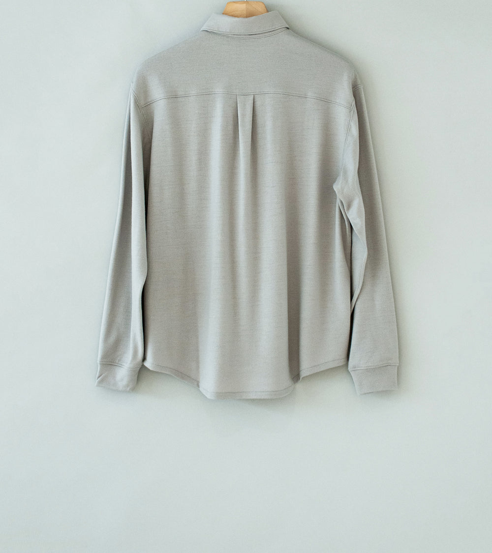 Lady White Co 'Wool Button Up' (Silver)