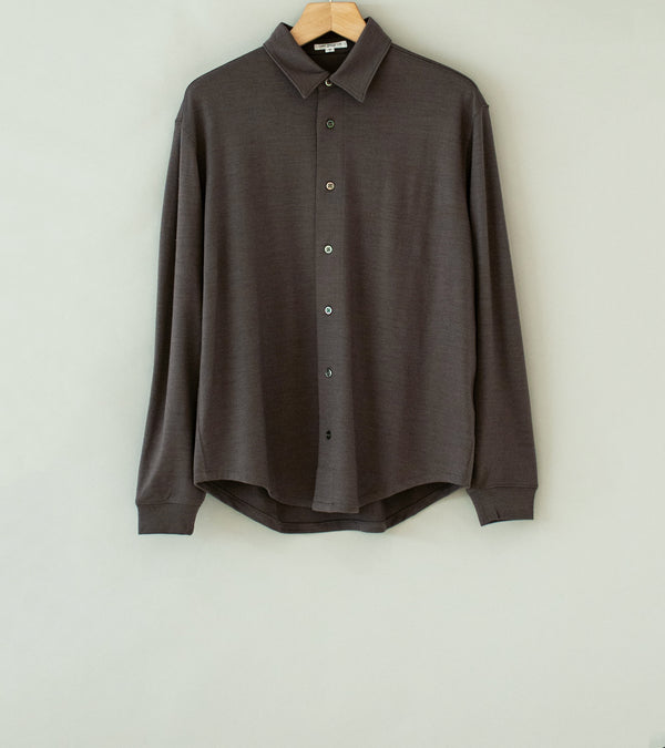 Lady White Co 'Wool Button Up' (Brown Clay)