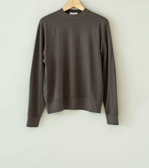 Lady White Co 'Wool Jersey Sweater' (Brown Clay)