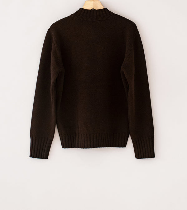 Margaret Howell 'Single Pocket Crew' (Mahogany Geelong Lambswool)