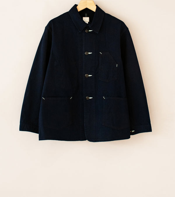 Post Overalls 'No.1 Jacket' (Indigo Flat Twill)