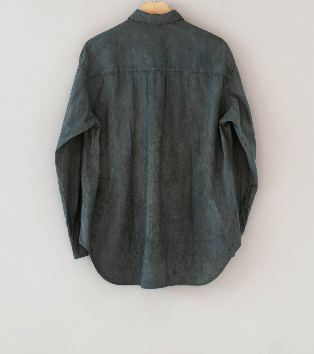 Seya 'Eternal Shirt' (Indigo Mud Splash Vegetal Dyed Organic Cotton)