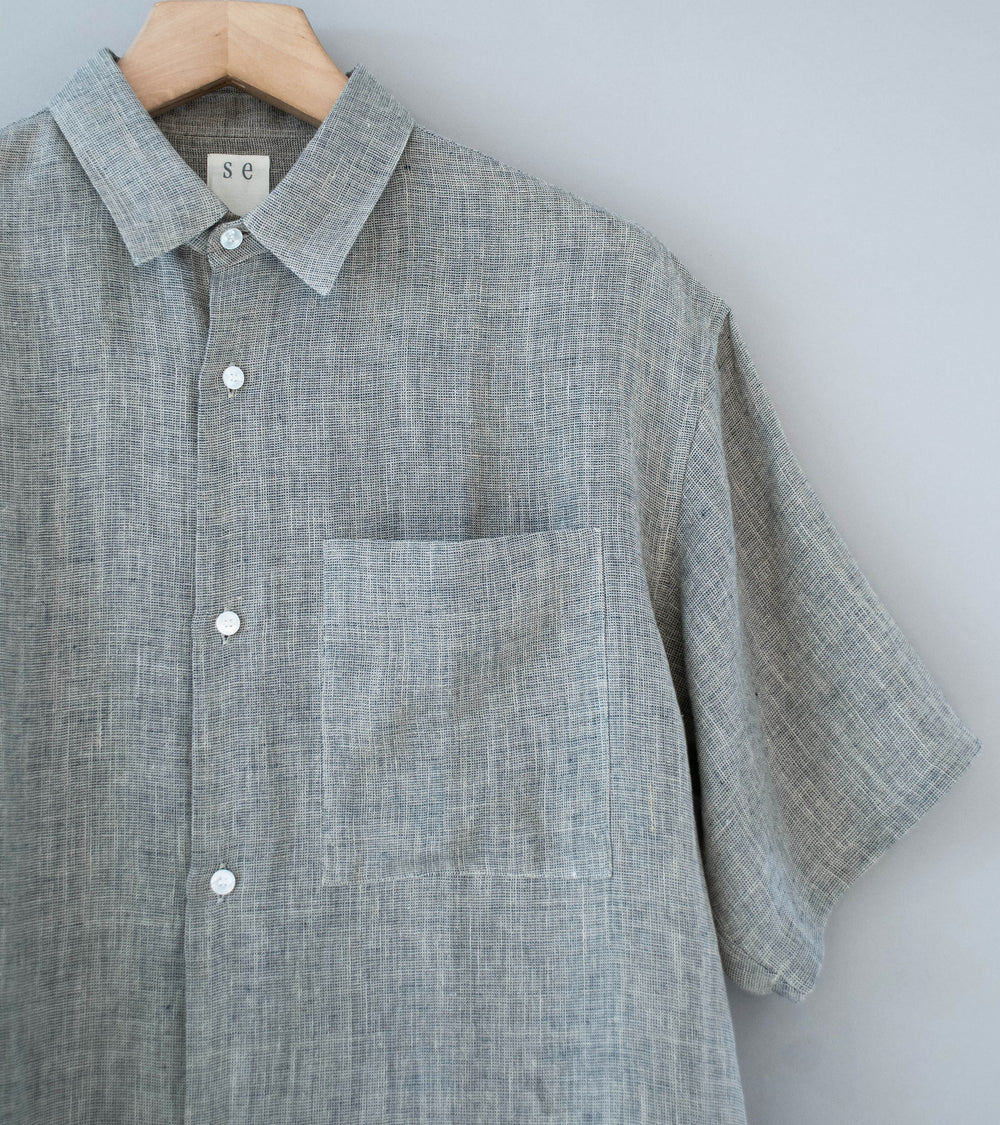 Seya 'Eternal Summer Shirt' (Grey Mix Linen Mesh)