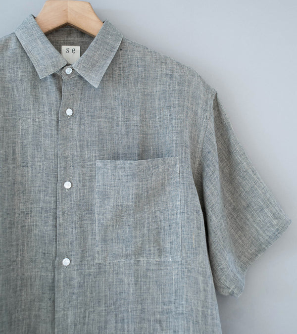 Seya 'Eternal Summer Shirt' (Grey Mix Linen Mesh)