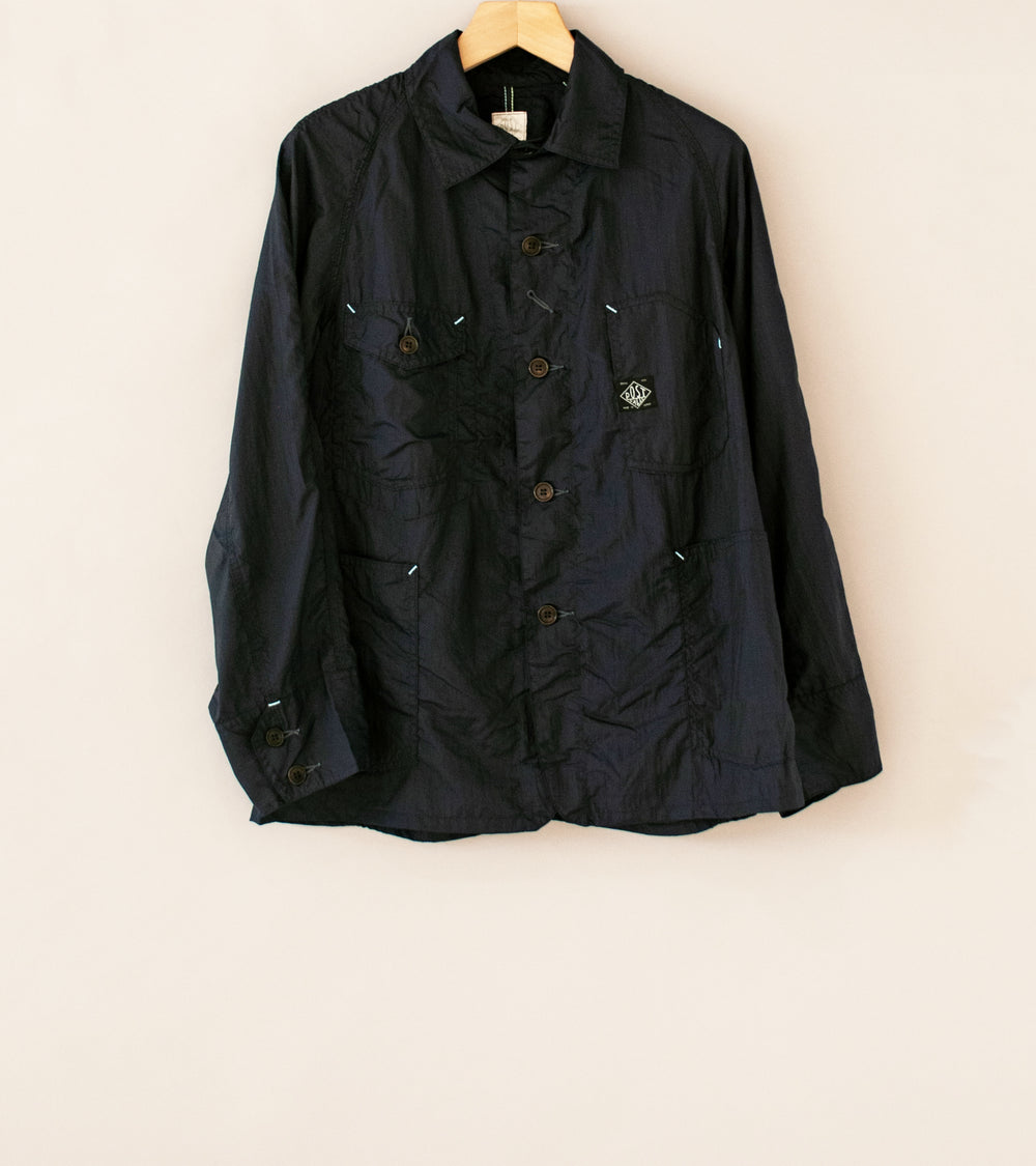 Post Overalls 'Engineer's Jacket' (Navy Crinkle Nylon Taffeta)