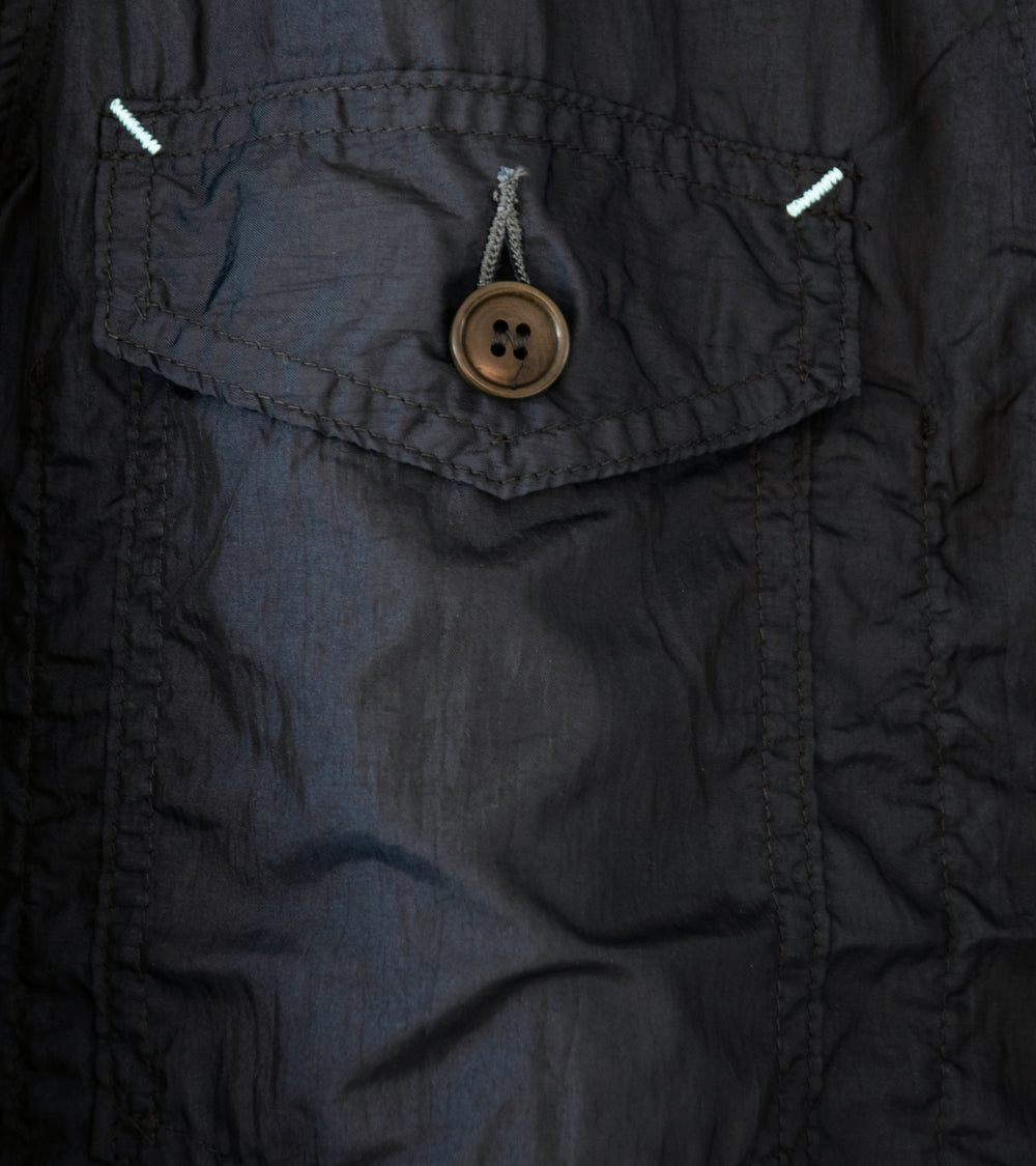 Post Overalls 'Engineer's Jacket' (Navy Crinkle Nylon Taffeta)