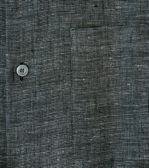 Seya 'Eternal Summer Shirt' (Black Mix Linen Mesh)