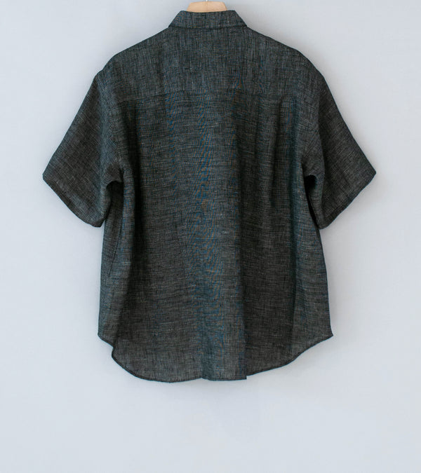 Seya 'Eternal Summer Shirt' (Black Mix Linen Mesh)