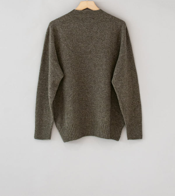 Margaret Howell 'Seamless Crew Neck' (Natural Twist Yak Wool