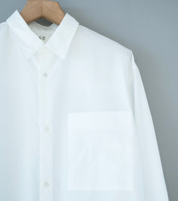 Seya 'Eternal Shirt' (White Shuttle Loom Giza Cotton)