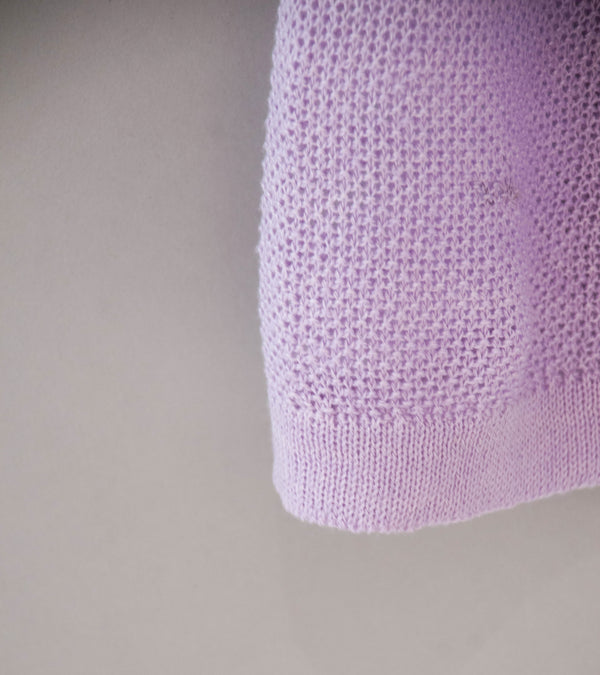 Seya 'Komorebi Sweater' (Sunset Mauve Large Gauge Kanoko Linen)