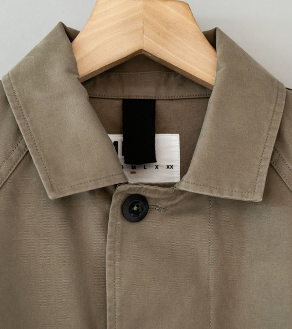 Margaret Howell 'MHL Raglan Jacket' (Taupe Plain Cotton Drill)
