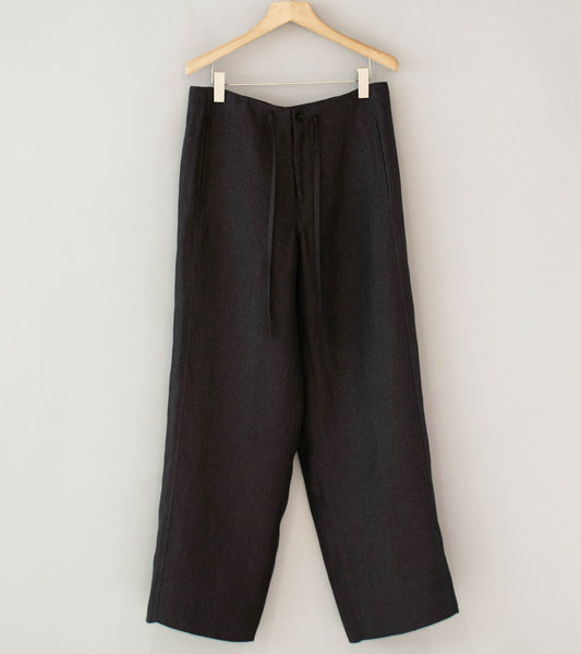 Seya 'Double Face Relax Pants' (Mud Indigo Legacy Linen) – C'H'C'M'