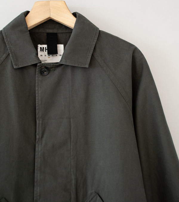 Margaret Howell 'MHL Raglan Jacket' (Ebony Plain Cotton Drill)