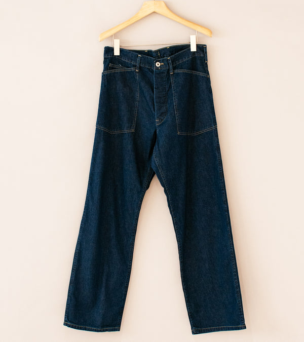 Post Overalls 'Army Pants' (Indigo Blue Denim)