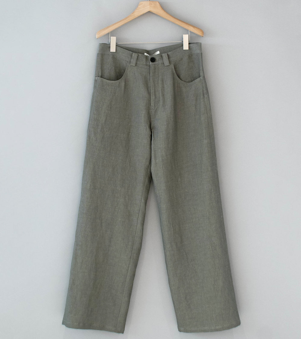 Seya 'Ground Pants' (Clay Kersey Chambray Linen)