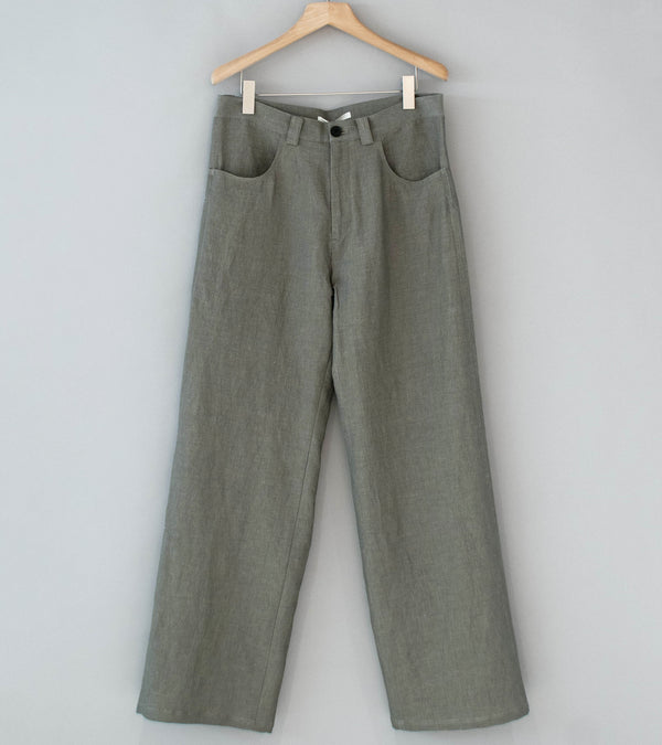 Seya 'Ground Pants' (Clay Kersey Chambray Linen)