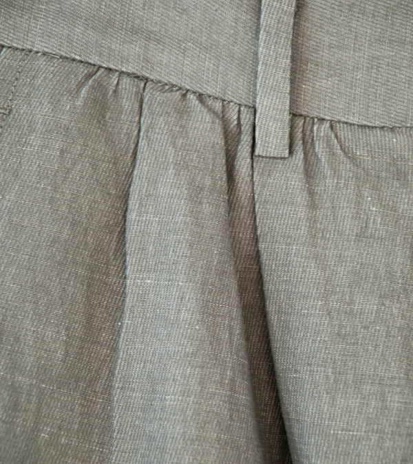 Seya 'Spring Short Pants' (Clay Kersey Chambray Linen)