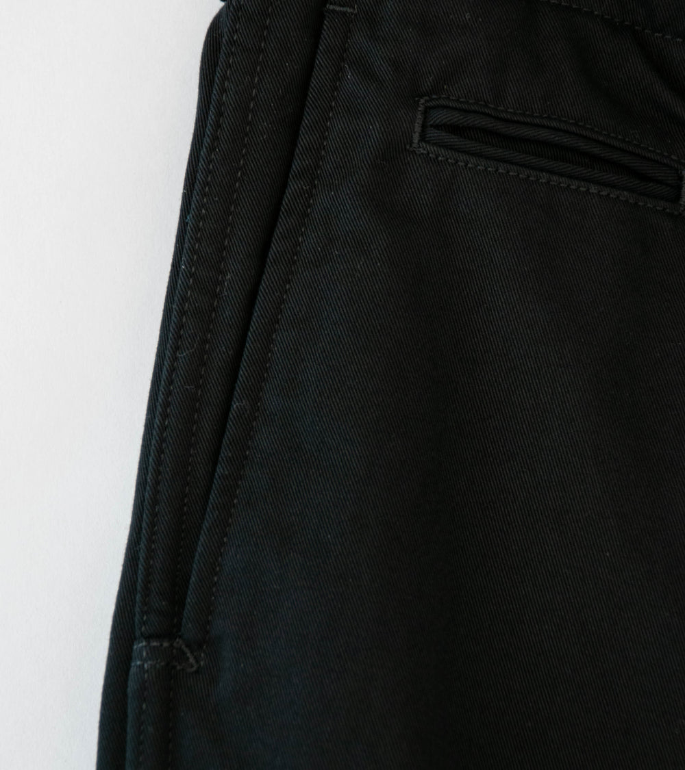 Niceness 'JORDAN Integrated Leather Belt Trousers' (Black)