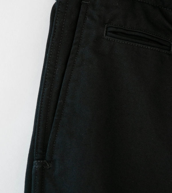 Niceness 'JORDAN Integrated Leather Belt Trousers' (Black)